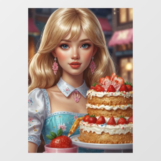 Süßwarenfenster Fensteraufkleber (Blatt)