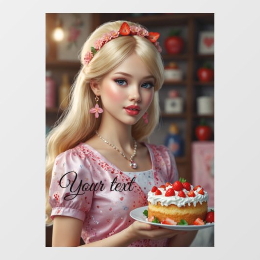 Süßwarenfenster Fensteraufkleber (Blatt)