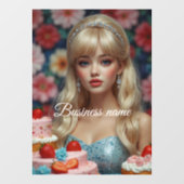 Süßwarenfenster Fensteraufkleber (Blatt)