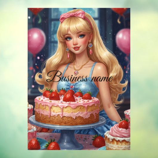 Süßwarenfenster Fensteraufkleber (Blatt 3)