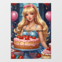 Süßwarenfenster Fensteraufkleber