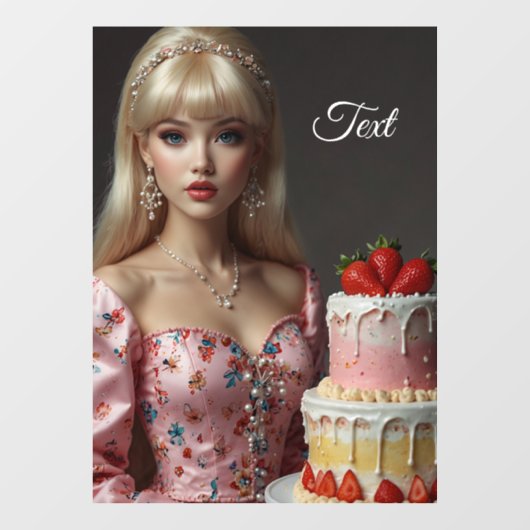 Süßwarenfenster Fensteraufkleber (Blatt)