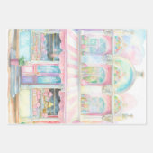 Süßwarengeschäft in Paris Geschenkpapier Set (Vorderseite 2)