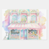 Süßwarengeschäft in Paris Geschenkpapier Set (Vorderseite 3)