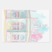 Süßwarengeschäft in Paris Geschenkpapier Set (Vorderseite 2)