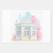 Süßwarengeschäft in Paris Geschenkpapier Set (Vorderseite)