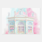 Süßwarengeschäft in Paris Geschenkpapier Set (Vorderseite 3)