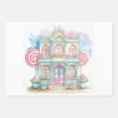 Süßwarengeschäft in Paris Geschenkpapier Set (Vorderseite)