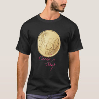 Süßwarengeschäft mit 50 Cent T-Shirt