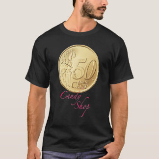 Süßwarengeschäft mit 50 Cent T-Shirt