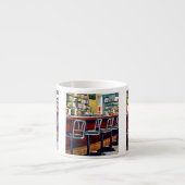 Süßwarenladen mit Limonadenbar Espressotasse (Vorderseite)