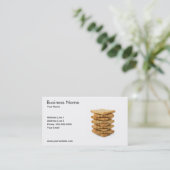 Süßwarenladen-Visitenkarte-Schablone Visitenkarte (Stehend Vorderseite)