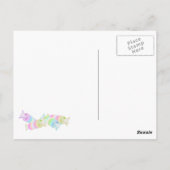 Süßwarenlaufwerke Postkarte (Rückseite)