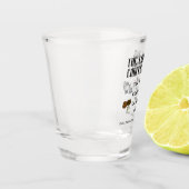 Süßwarenverpackung, Chas A Stevens, Chicago Schnapsglas (Links)