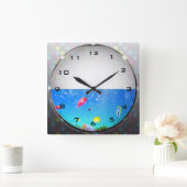 Süßwasser Aquarium Uhr (Zuhause)