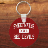 Süßwasser - Rote Teufel - Hoch - Nationale Stadt Schlüsselanhänger (Vorderseite)