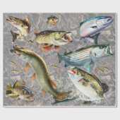 Süßwasser Sport Fisch Packpapier (Flach)