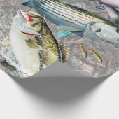 Süßwasser Sport Fisch Packpapier (Ecke)