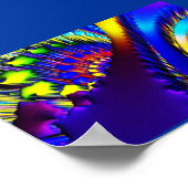 Süßwasserfälle Poster (Ecke)