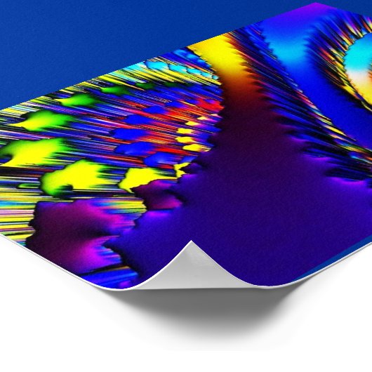 Süßwasserfälle Poster (Ecke)