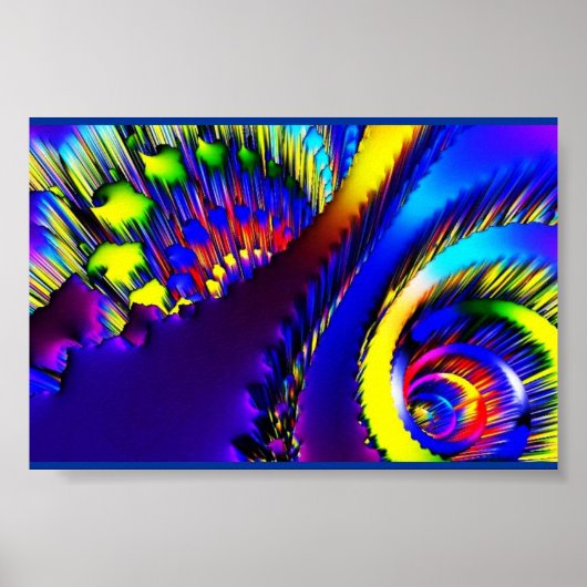 Süßwasserfälle Poster (Vorne)