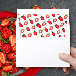 Süßwasserfarben Erdbeeren