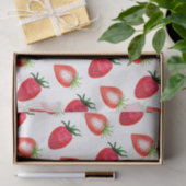 Süßwasserfarben Erdbeeren Seidenpapier (Geschenk)
