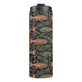 Süßwasserfisch, Stilvolles Design, Forelle, Fische Thermosbecher