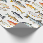 Süßwasserfisch-Verpackungspapier Geschenkpapier (Ecke)