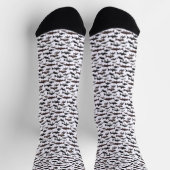 Süßwasserfischmuster Socken (Oben)