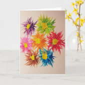 Süßwasserkünstler Karte (Gelbe Blume)