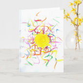 Süßwasserkünstler Karte (Gelbe Blume)