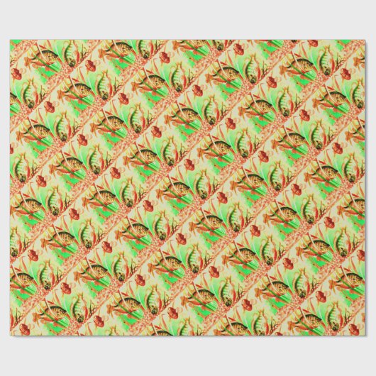 Süßwassersonnenfisch Geschenkpapier (Flach)