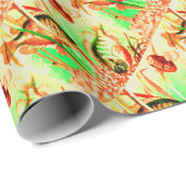 Süßwassersonnenfisch Geschenkpapier (Rolleneckpunkt)