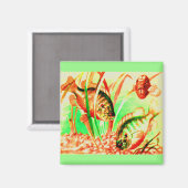 Süßwassersonnenfisch Magnet (Vorderseite/Rückseite)