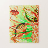 Süßwassersonnenfisch Puzzle (Vertikal)