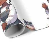 Süßwinterwärme - Weihnachtswaschpapier Geschenkpapier (Rolleneckpunkt)