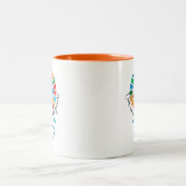 Sustainability Warrior Coffee Cup -Dishwasher Safe Zweifarbige Tasse (Mittel)