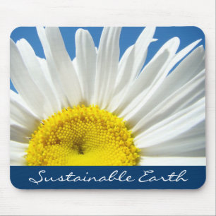 Sustainable Earth Mauspad-Geschenke Gänseblümchen- Mousepad