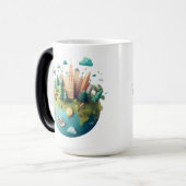 Sustainable Global City EcoFriendly Urban Landscap Verwandlungstasse (Vorderseite Links)