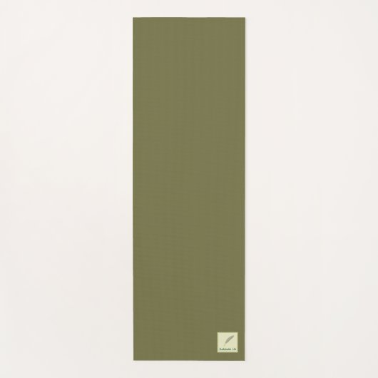 Sustainable Life(グリーン) ヨガマット Yogamatte (Vorderseite)