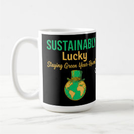 Sustainably Lucky Earth Eco-Friendly Green Living  Kaffeetasse