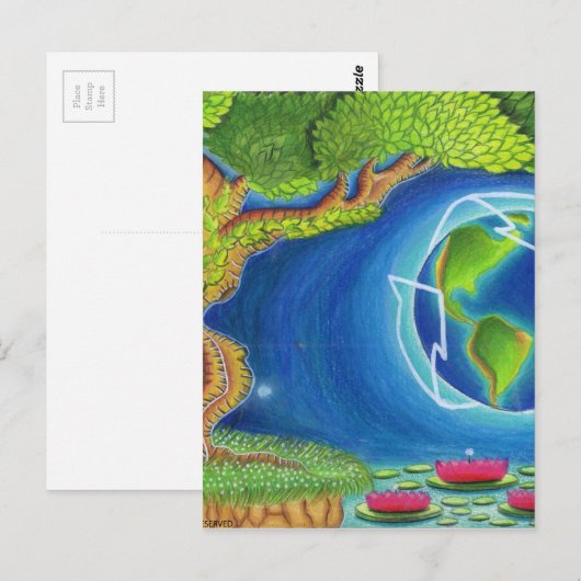 SUSTENTABILIDADE POSTKARTE (Vorne/Hinten)