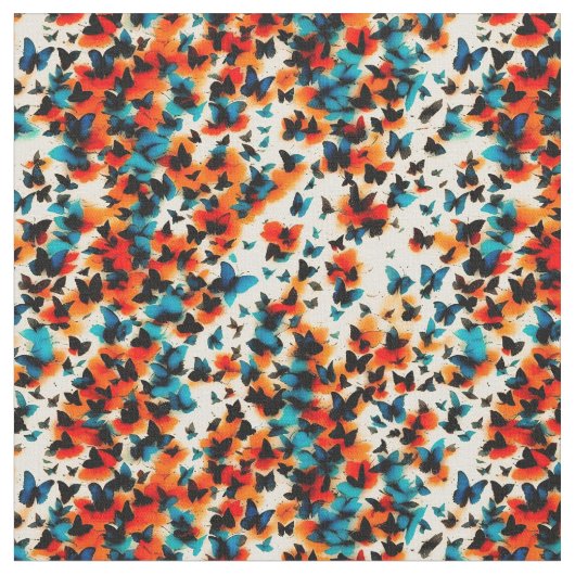 Susurration von Schmetterlingen Stoff (Nahaufnahme)