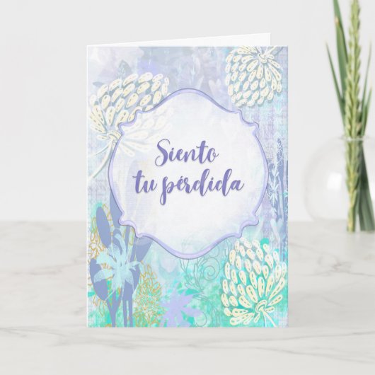 Susurro de Flores - Tarjeta de condolencias Karte (Vorderseite)