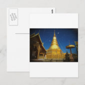 Suthep-Tempel bei Chiangmai Postkarte (Vorne/Hinten)