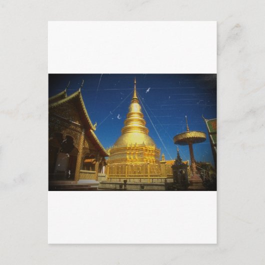 Suthep-Tempel bei Chiangmai Postkarte (Vorderseite)