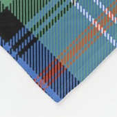 Sutherland Alte Antike Kariert Fleecedecke (Ecke)