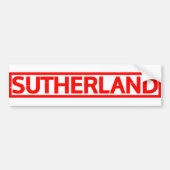 Sutherland-Briefmarke Autoaufkleber (Vorne)