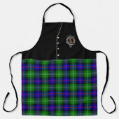 Sutherland Clan Abzeichen & Tartan Kilt Schürze (Vorderseite)